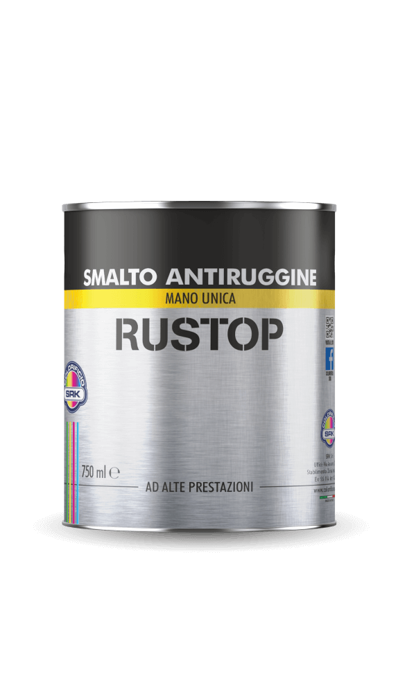 Rustop Smalto Antiruggine 3 in 1 Lucido